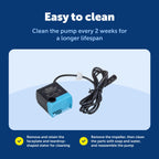 Buy now PetSafe Drinkwell Replacement Pump - Reliable OEM Replacement - Drinkwell Pump Accessory - Includes Power Adaptor - Silent Operation for a Calm Pet Environment - Easy to Clean at indiglob india