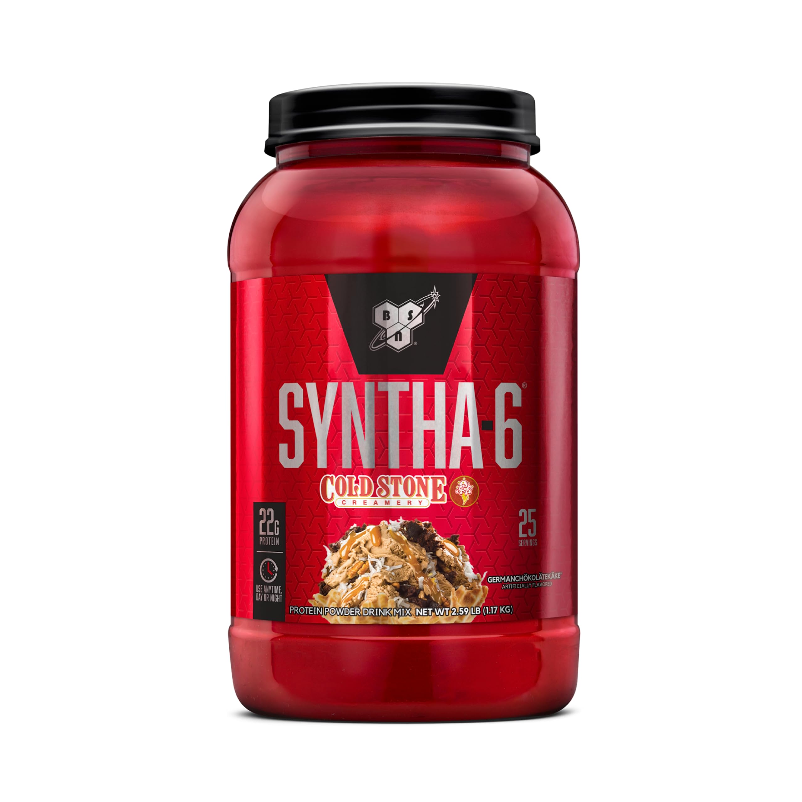 Buy now BSN SYNTHA-6 Whey Protein Powder with Micellar Casein, Chocolate Milk Protein Isolate Powder, Chocolate Milkshake, 97 Servings (Package May Vary) GermanchÃ¶kolÃ¤tekÃ¤ke 2.59 Pound (Pack of 1) at indiglob india