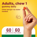 Nature Made Vitamin B Complex Gummies, 60 Pectin Based Gummies | With 5 B Vitamins for Energy and Brain Support, Gluten Free, Peach Flavor, 60 Day Supply