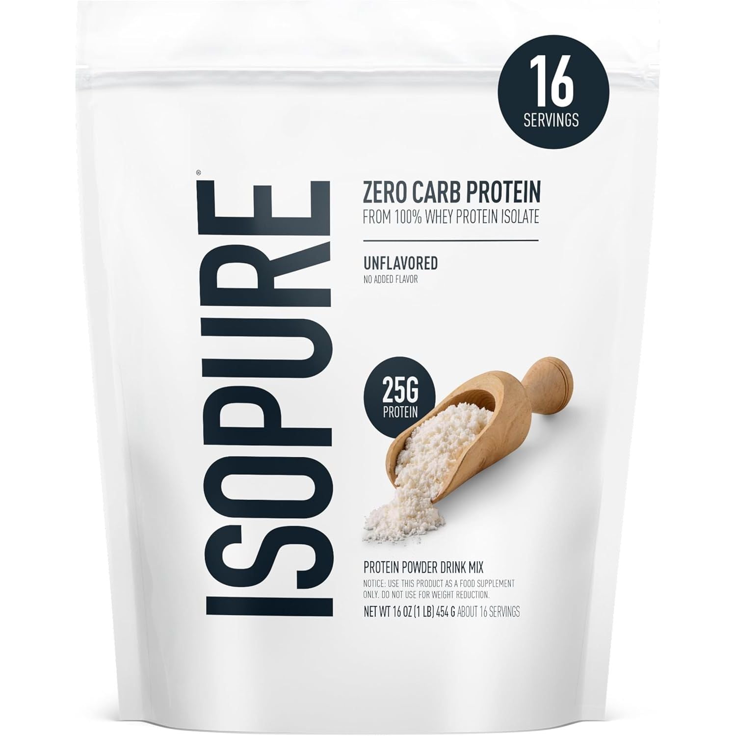Buy now Isopure Zero Carb 100% Pure Whey Isolate Protein Powder, Lactose Free, Gluten Free, With Vitamins, Unflavored, 25g Protein Per Serving, 3 Lbs, 47 Servings (Packaging May Vary) 1 Pound (Pack of 1) Unflavored at indiglob india