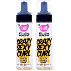 The Doux CRAZYSEXYCURL Honey Setting Foam, Styling Mousse, 7 oz | Aloe & Silk Amino Acids for moisture, Frizz Control & Moisture, For All Curl Types, Alcohol-Free
