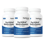 Fairhaven Health FertilAid for Men | Male Fertility Supplement for Count and Motility | Pre-Conception Support with L-Carnitine, CoQ10, Maca and Zinc | 90 Capsules | 1 Month Supply