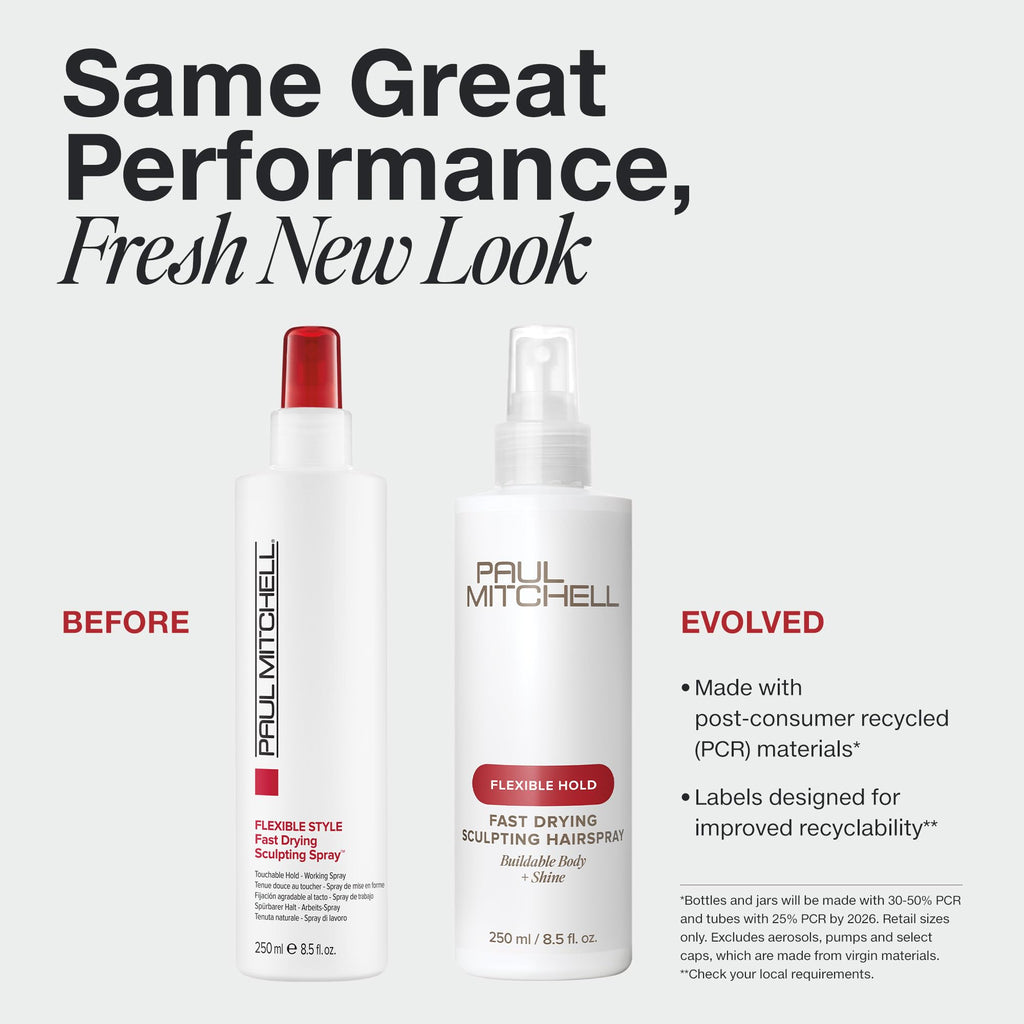 Paul Mitchell Fast Drying Sculpting Spray, Medium Hold, Touchable Finish, For All Hair Types
