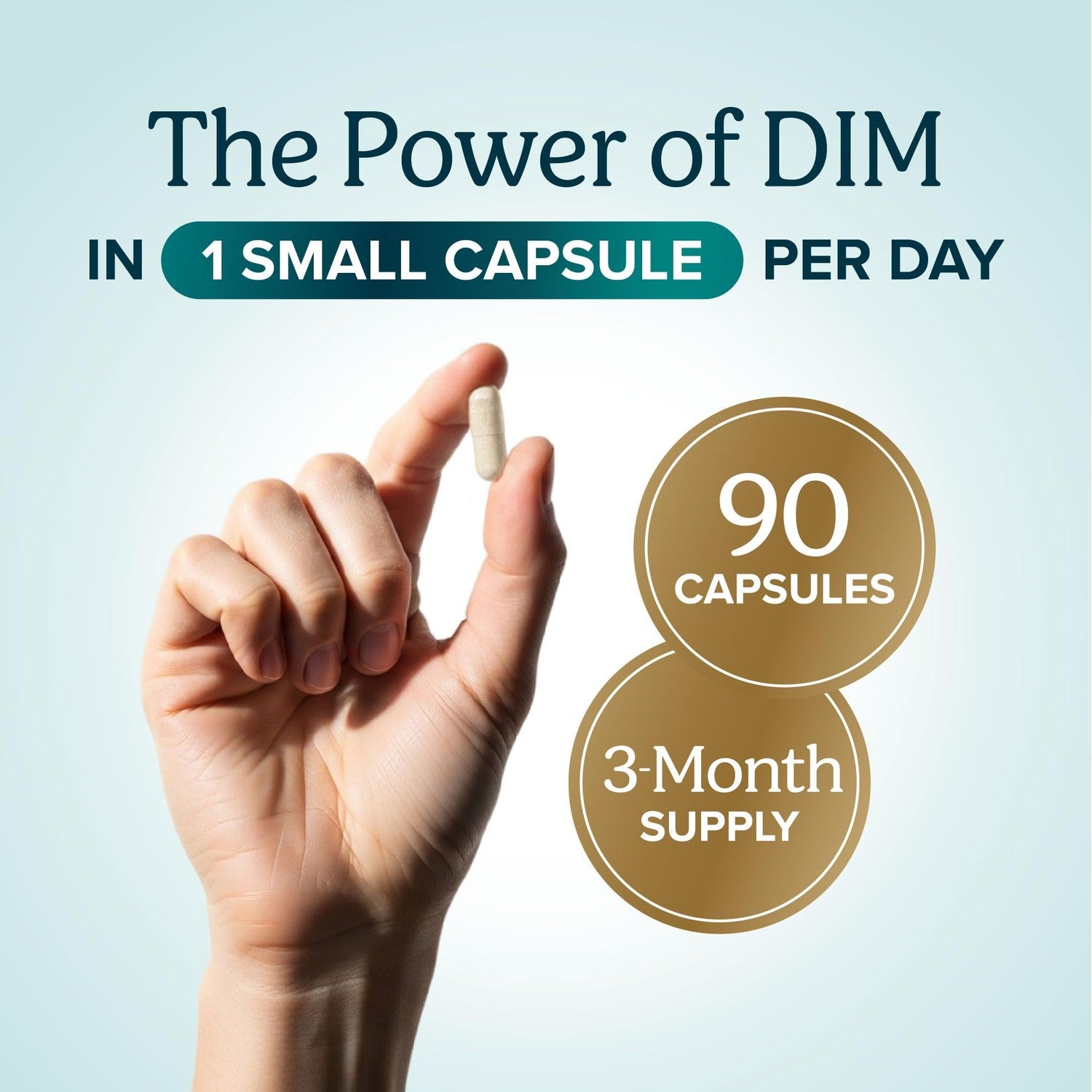 DIM Supplement 400MG Extra Strength, Hormone Balance for Men & Women, 90 Ct | Menopause Acne Hot Flashes Prostate & Antioxidant Support, Third-Party Tested, Non-GMO, Soy-Free, Gluten-Free, 90 Capsules