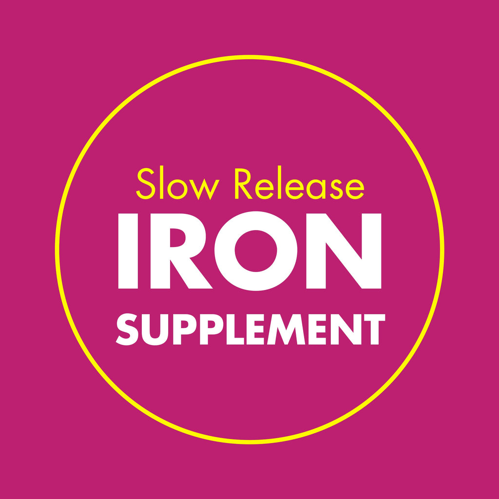 Slow Fe 45mg Iron Supplement for Iron Deficiency, Slow Release, 30 Tablets | Easy to Swallow, High Potency, Gentle on Your Stomach, For Daily Use and Less Discomfort, Helps with Anemia