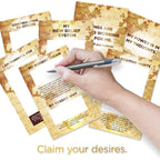 Buy now Magnificent 101 Vision Board Kit - 4 x 6 in - Scrapbook Supplies & Journaling Supplies for Adults - Cards for Vision Board at indiglob india