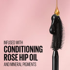 Maybelline Lash Sensational Washable Mascara, Lengthening and Volumizing for a Full Fan Effect, Blackest Black, 1 Count