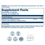 Solaray Magnesium Citrate, 400mg per Serving, 90 Vegan Capsules | Magnesium Citrate Capsules, Supplement for Calm, Bone Health, Cellular Energy, Heart & Muscle Support