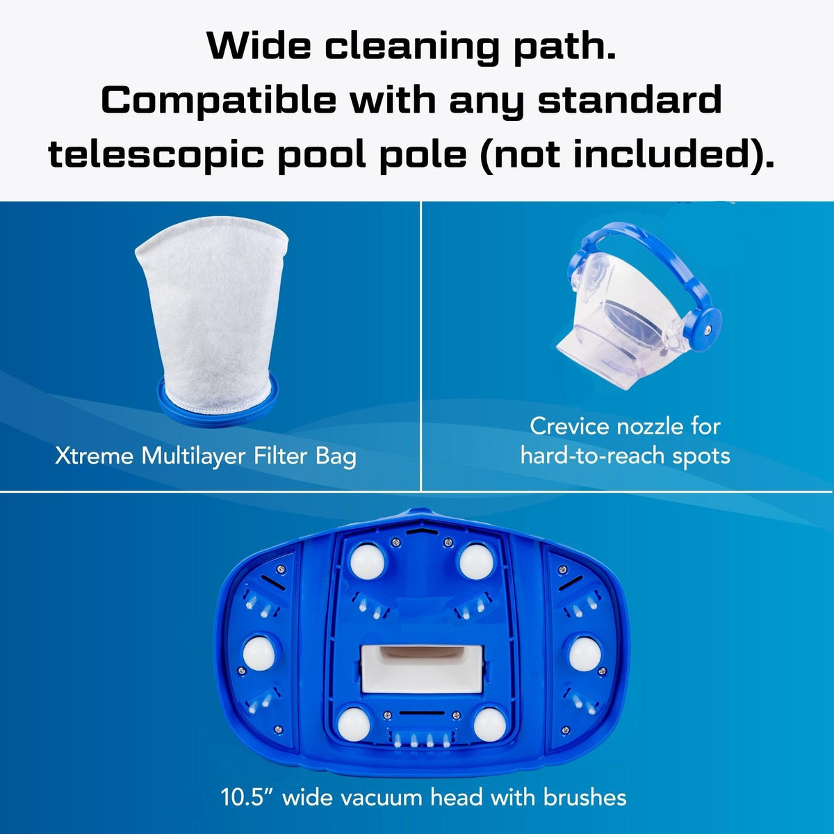 POOL BLASTER 2026 Max Cordless Pool Vacuum for Above & Inground Pools