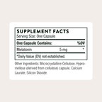 THORNE Melaton-3, 5 mg Melatonin Supplement, 60 Capsules | Supports Restful Sleep & Normal Circadian Rhythms, Helps Resynchronize the Sleep-Wake Cycle*, NSF Contents Certified