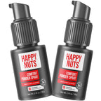 HAPPY NUTS Comfort Powder Spray Deodorant For Men: Anti-Chafing, Sweat and Odor Control for Jock Itch, Aluminum-Free, 2.75 oz (1 Pack), Fragrance-Free