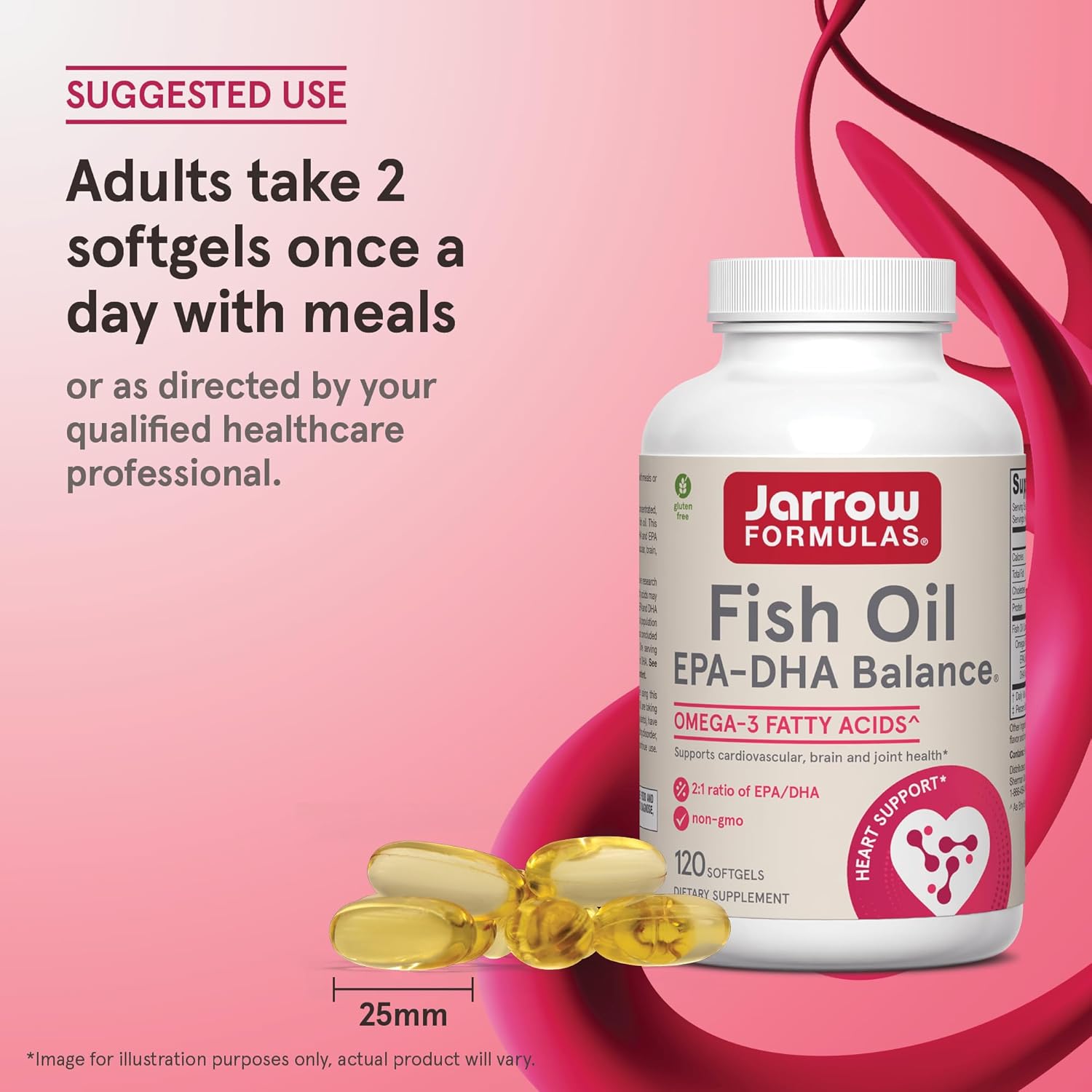Buy now Jarrow FormulasÂ® EPA-DHA BalanceÂ®, 1,200 mg Omega-3 Fatty Acids for Cardiovascular Support, 120 Softgels, 60 Day Supply at indiglob india
