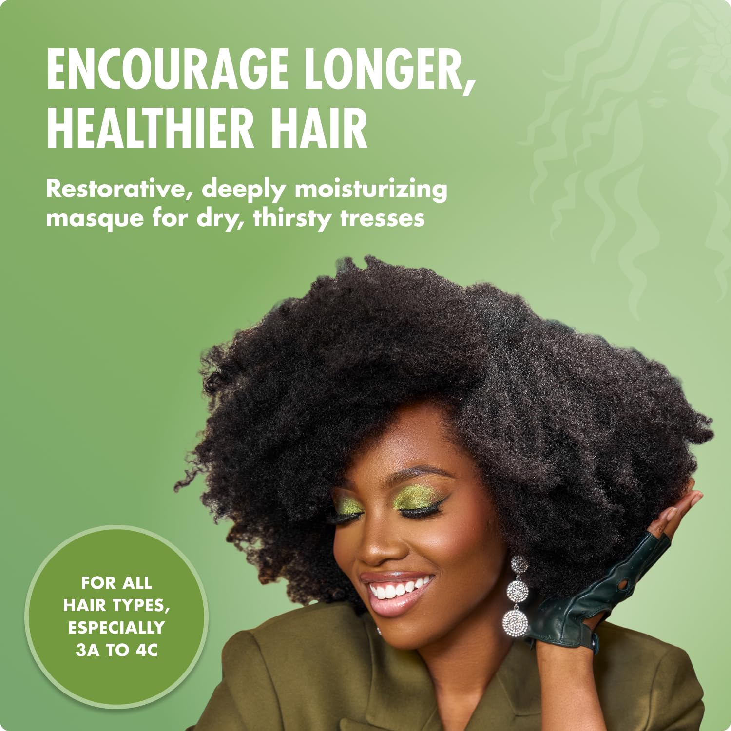 Mielle Organics Rosemary Mint Strengthening Hair Mask, Deep Conditioning Treatment Enriched with Biotin, Honey & Coconut Oil - Helps Encourage Longer, Healthier Strands, 12 Ounce