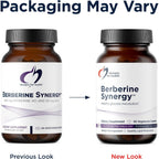 Designs for Health Berberine Synergy - Berberine HCL 400mg + Alpha Lipoic Acid (ALA) for Metabolism, Heart Health + Liver Support - Vegan, Non-GMO Berberine Supplement (60 Capsules)