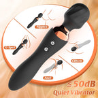 Dual-Ended Wand Vibrator, Dildo Vibrators Adult Sex Toys for Women