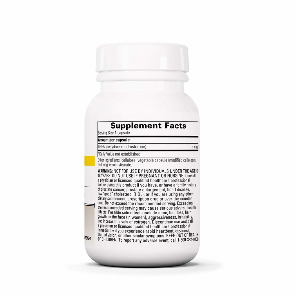 Integrative Therapeutics DHEA-5 - Daily Health Supplement for Healthy Aging* - Endocrine Supplement* - Vegan, Dairy-Free & Gluten-Free - 60 Capsules (60 Servings)