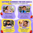 Saffron Gummies for Kids & Adults for Calm Mood, Focus & Daily Wellness