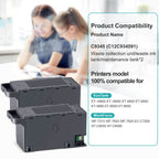 C9345 Ink Maintenance Box Replacement for WF-7840 ET-16650 ET-16600 ET-8550 ET-5850 ET-5880 ET-8500 WF-7820 WF-7310 ET-5800 EC-C7000 ST-C8000 ST-C8090 Printers (C12C934591/PXMB9/C9345)(2 Packs)