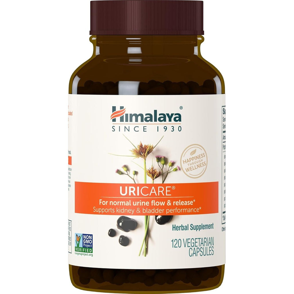 Buy now Himalaya UriCare - Herbal Bladder and Kidney Support Supplement with Shilajit for Urinary Tract Wellness - Vegan, Non-GMO, Gluten Free, Caffeine Free, 120 Capsules at indiglob india