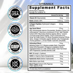 Resveratrol NAD+ Berberine Hyaluronic Acid - Biotin Grape & Blueberry + NAC - Collagen Peptides - Hair, Nail, Skin & Joint Supplement - 21-in-1 Women and Men - Made in USA (60 Count (Pack of 1)