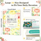 The Bible Study Guide in a Year for Women, 52-Week Spiral Bound Journal A4