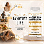 4-in-1 Magnesium Complete, 4-in-1 Formula Magnesium, 120 caps