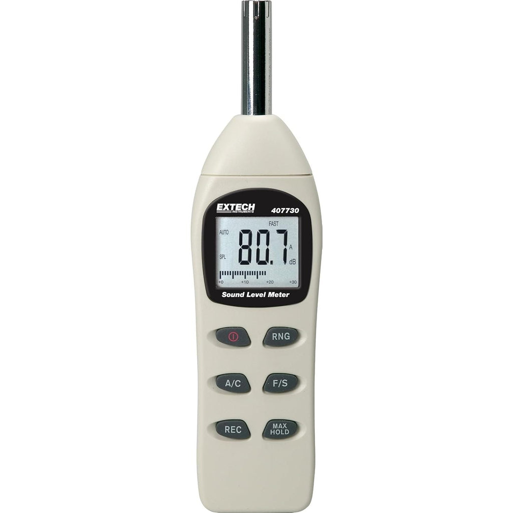 Buy now Extech 407730 Digital Sound Level Meter 40-130dB at indiglob india