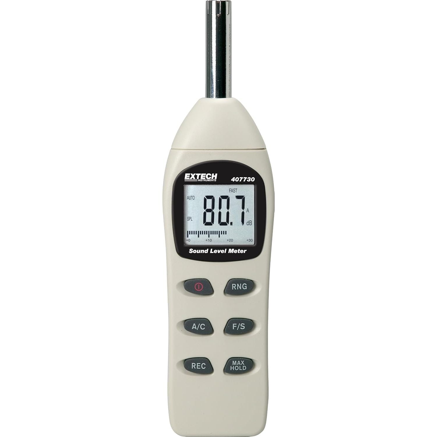 Buy now Extech 407730 Digital Sound Level Meter 40-130dB Digital Sound Level Meter at indiglob india