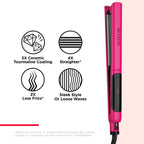 Buy now Revlon Smooth Brilliance Ceramic Hair Flat Iron | Smooth Glide and Ultra-Sleek Sylas, (1 in) at indiglob india