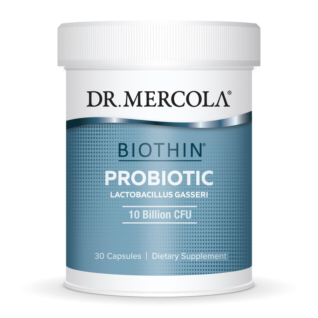 Dr. Mercola Biothin Probiotic, 90 Delayed-Release Capsules (90 Servings) | Lactobacillus Gasseri BNR17, 10 Billion CFU, Supports Digestive Health and Healthy Metabolism, Acid and Bile Tolerant