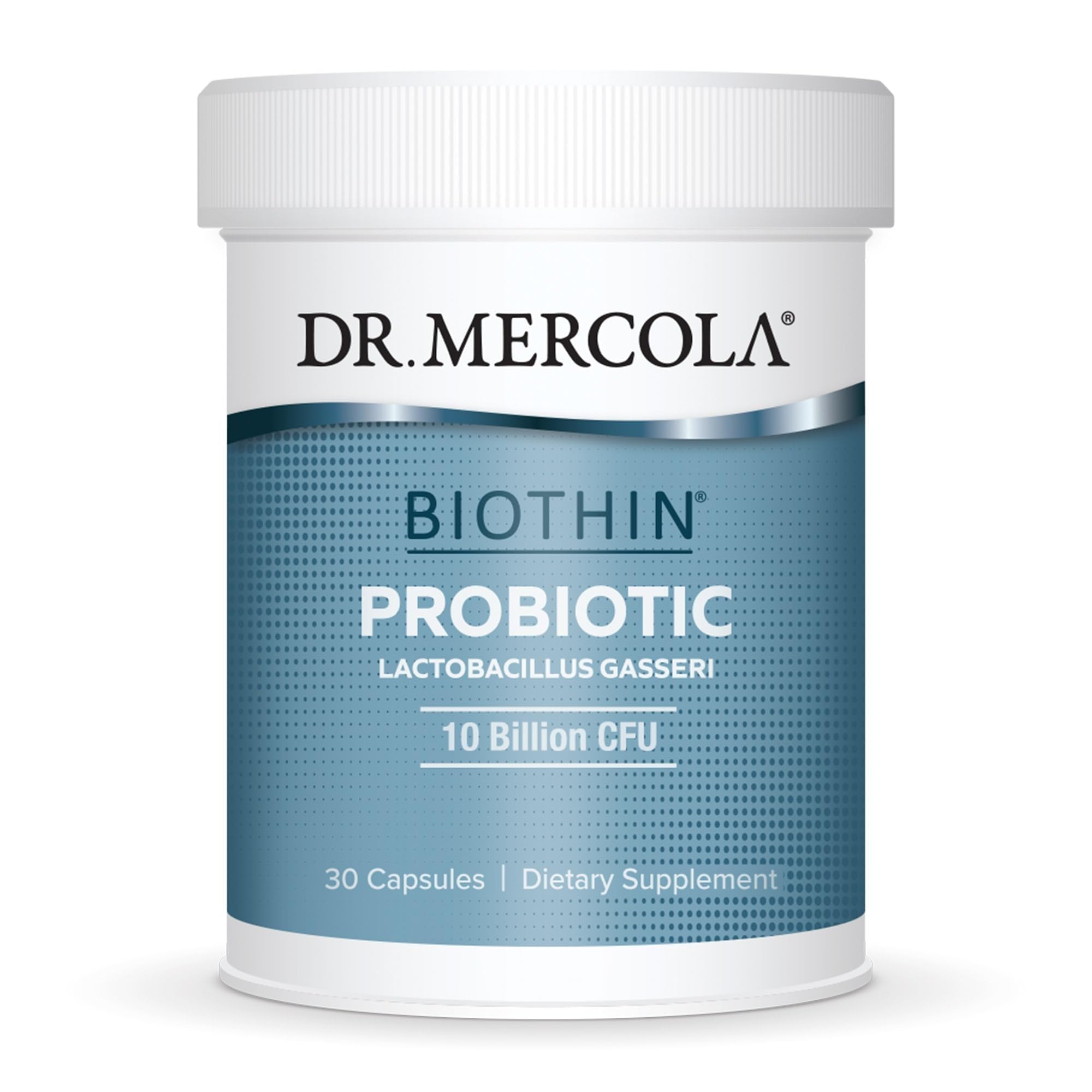 Dr. Mercola Biothin Probiotic, 90 Delayed-Release Capsules (90 Servings) | Lactobacillus Gasseri BNR17, 10 Billion CFU, Supports Digestive Health and Healthy Metabolism, Acid and Bile Tolerant