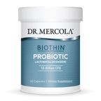 Dr. Mercola Biothin Probiotic, 90 Delayed-Release Capsules (90 Servings) | Lactobacillus Gasseri BNR17, 10 Billion CFU, Supports Digestive Health and Healthy Metabolism, Acid and Bile Tolerant
