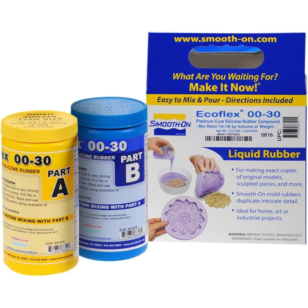 Buy now Smooth-On Ecoflexƒ?› 00-30 Super-Soft, Platinum Cure Silicone Rubber - Pint Unit Default at indiglob india