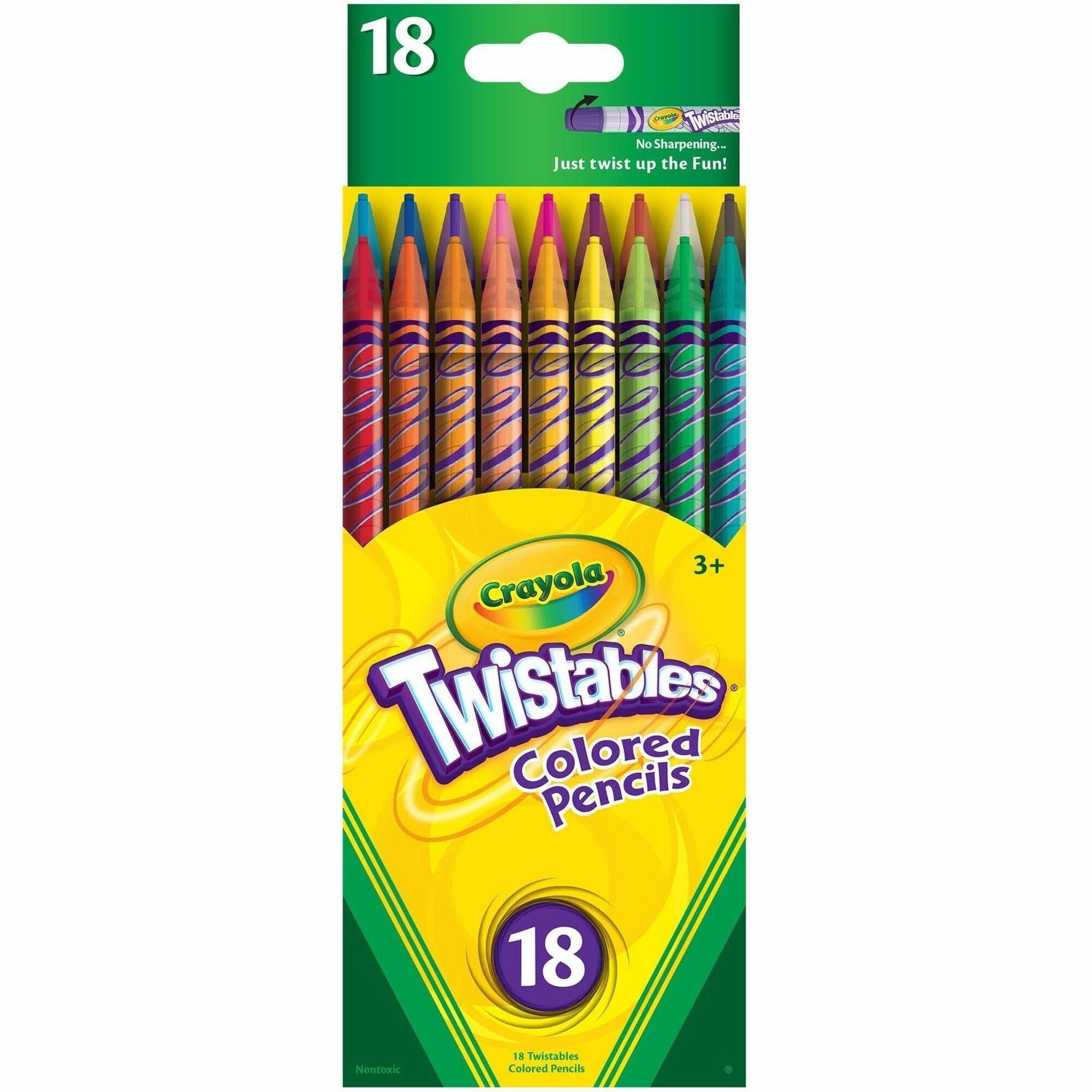 Buy now Crayola Twistable Colored Pencils For Kids, Fun School Supplies, 18 Count, Gifts For Kids, Ages 3+ at indiglob india