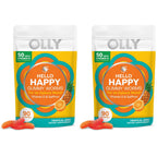 OLLY Hello Happy, Mood Support Gummies for Adults*, Vitamin D - 60 Count