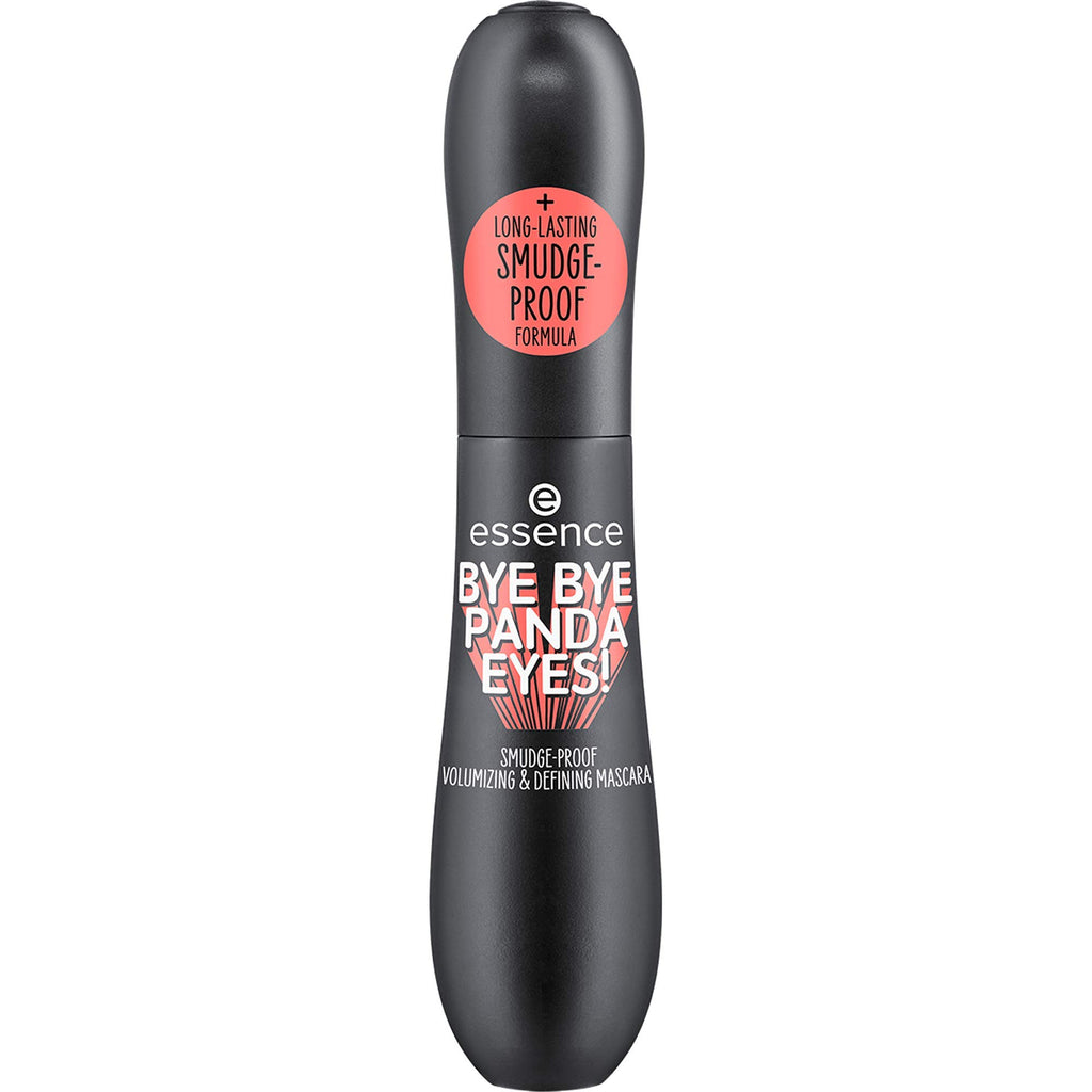 essence Bye Bye Panda Eyes Tubing Mascara, Black, Smudge-proof (Pack of 1) | No Flaking, Washes Off with Warm Water, Volumizing & Lengthening; Vegan, Cruelty Free, Paraben-Free, Oil-Free