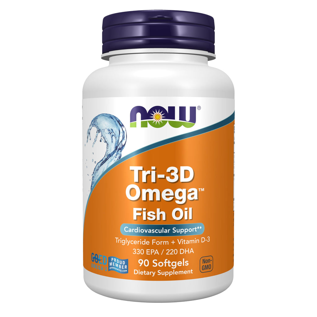 NOW Supplements, Omega-3 Mini Gels, 180 EPA/120 DHA, Molecularly Distilled, Cardiovascular Support*, 180 Softgels