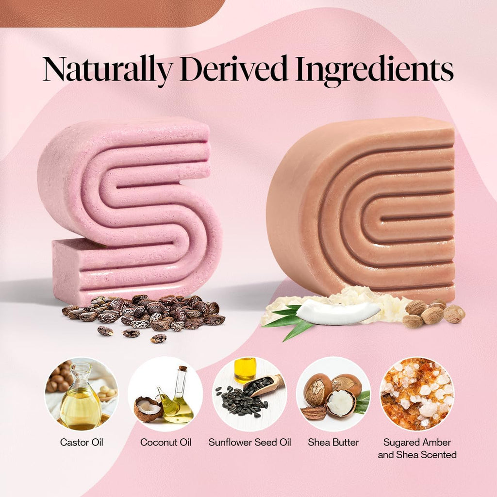 Buy now Kitsch Castor Oil Shampoo & Shea Butter Conditioner Bar â€“ Shampoo and Conditioner Set - Hydrating & Moisturizing Bar Soap - Free of Paraben, Silicone, Sulfate - Made in USA - 2pc Set at indiglob india