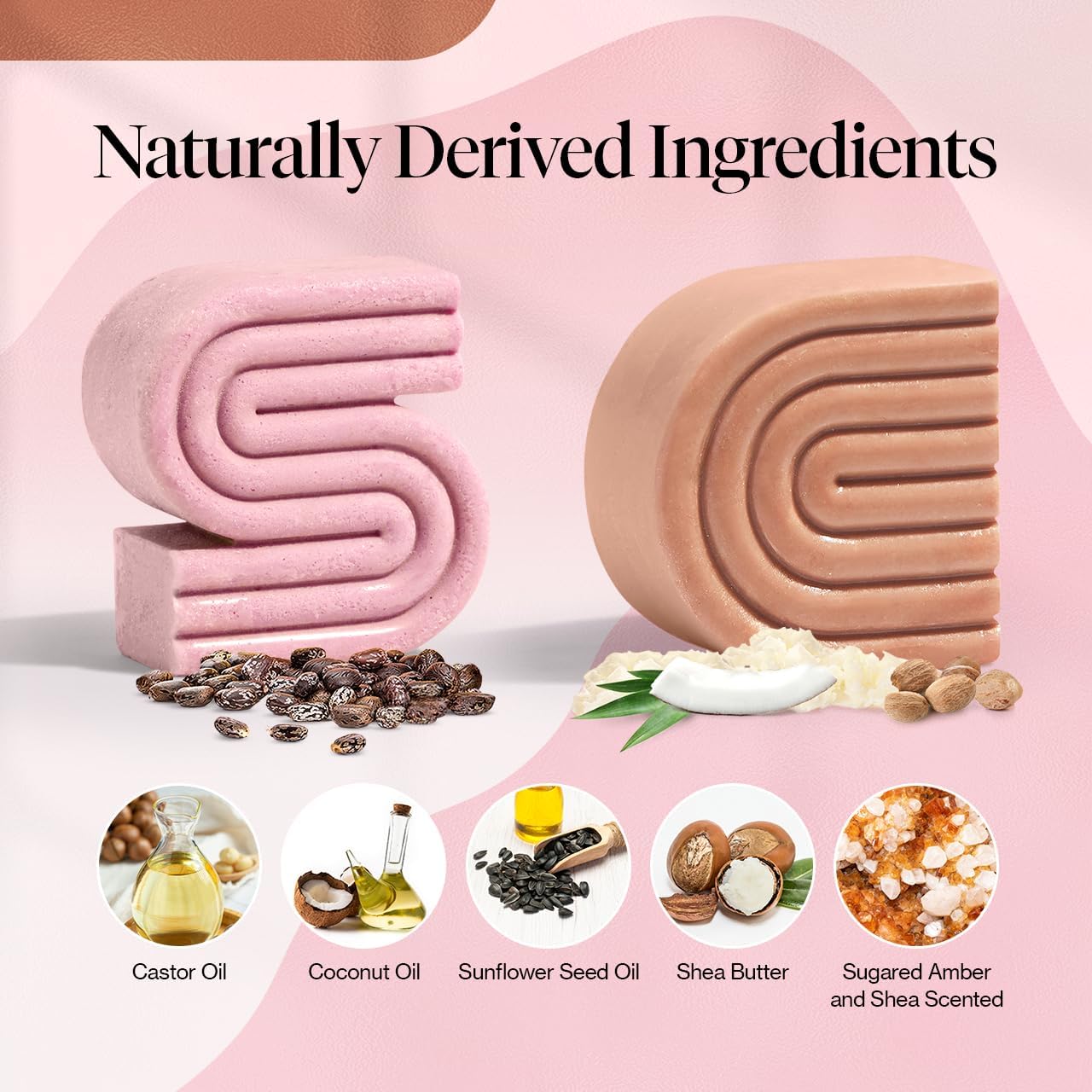 Buy now Kitsch Castor Oil Shampoo & Shea Butter Conditioner Bar â€“ Shampoo and Conditioner Set - Hydrating & Moisturizing Bar Soap - Free of Paraben, Silicone, Sulfate - Made in USA - 2pc Set at indiglob india