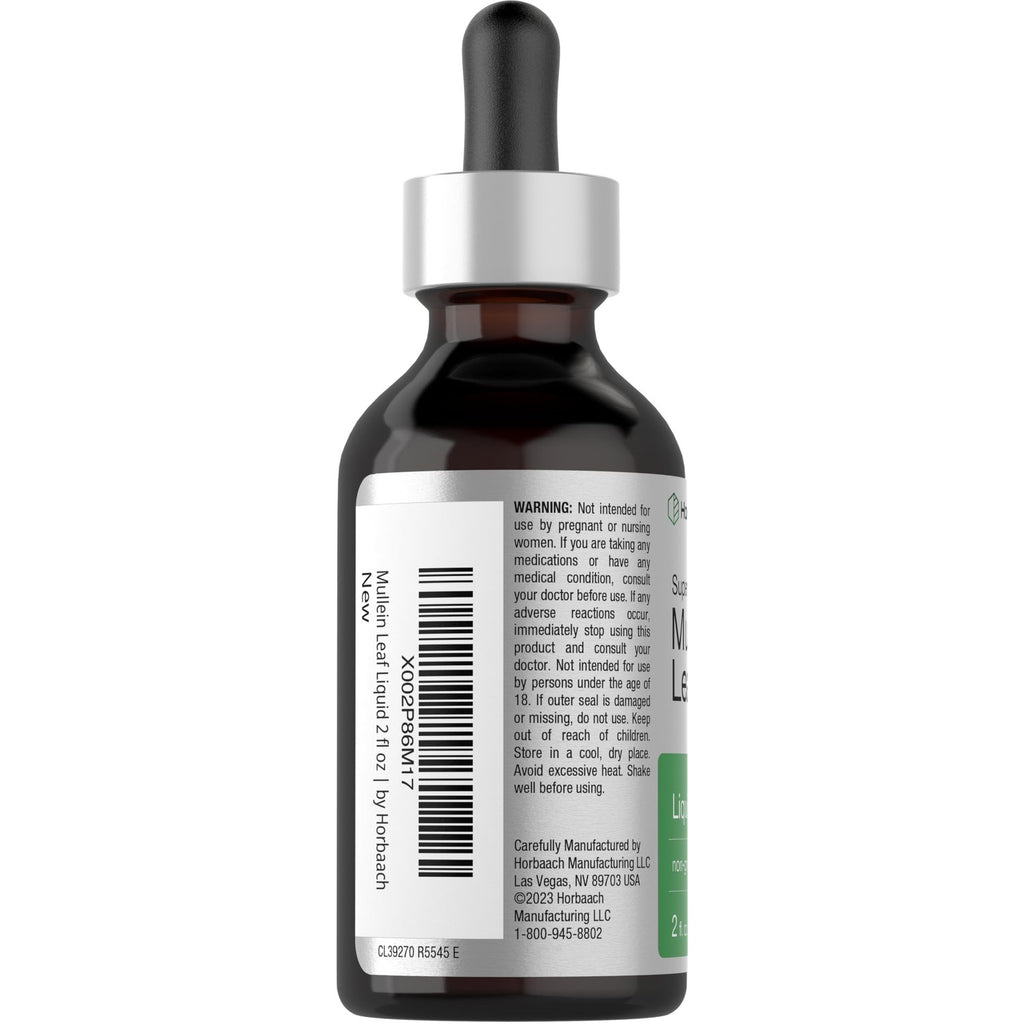 Horbäach Mullein Leaf Extract Drops | 2 fl oz