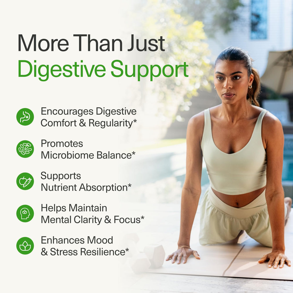 BIOptimizers Probiotic Breakthrough – Lactobacillus Plantarum OM Probiotics & Prebiotics Health Supplement for Gut, Digestive & Immune Support Probiotics for Women Men Elderly– 60 Vegan Capsules