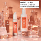 Naturium Vitamin C Complex Serum, Hyaluronic Acid & Vitamin E, 1 fl oz | Facial Treatment for Fine Lines & Wrinkles, Anti-Aging Formula for Hydration, Sensitive Skin, Travel Size, Face Serum