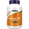 Buy now NOW Foods Supplements, Betaine HCl 648 mg, Vegetarian Formula, Digestive Support*, 120 Veg Capsules 120 Count (Pack of 1) at indiglob india