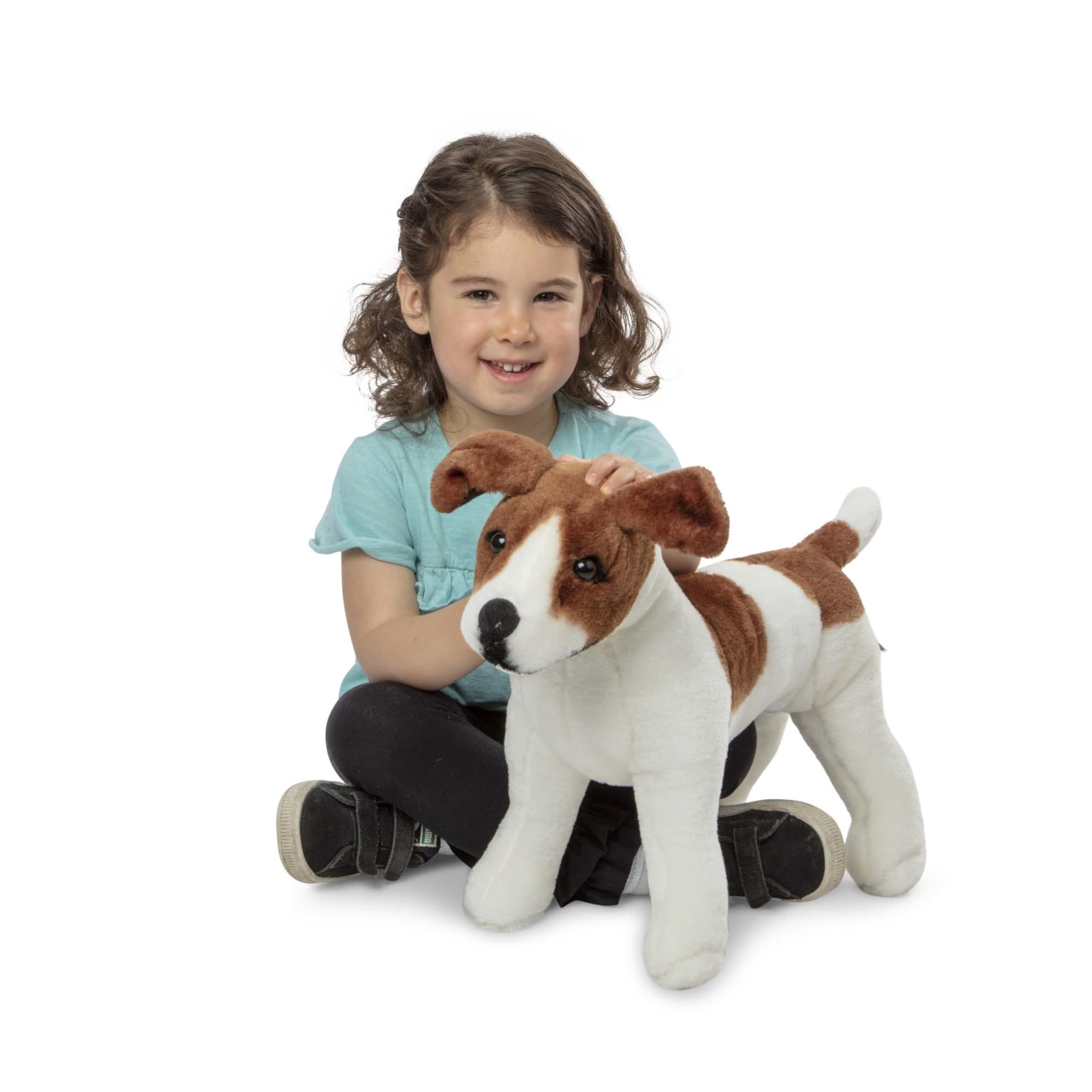 Buy now Melissa & Doug Giant Jack Russell Terrier - Lifelike Stuffed Animal Dog (Over 12 inches Tall) at indiglob india