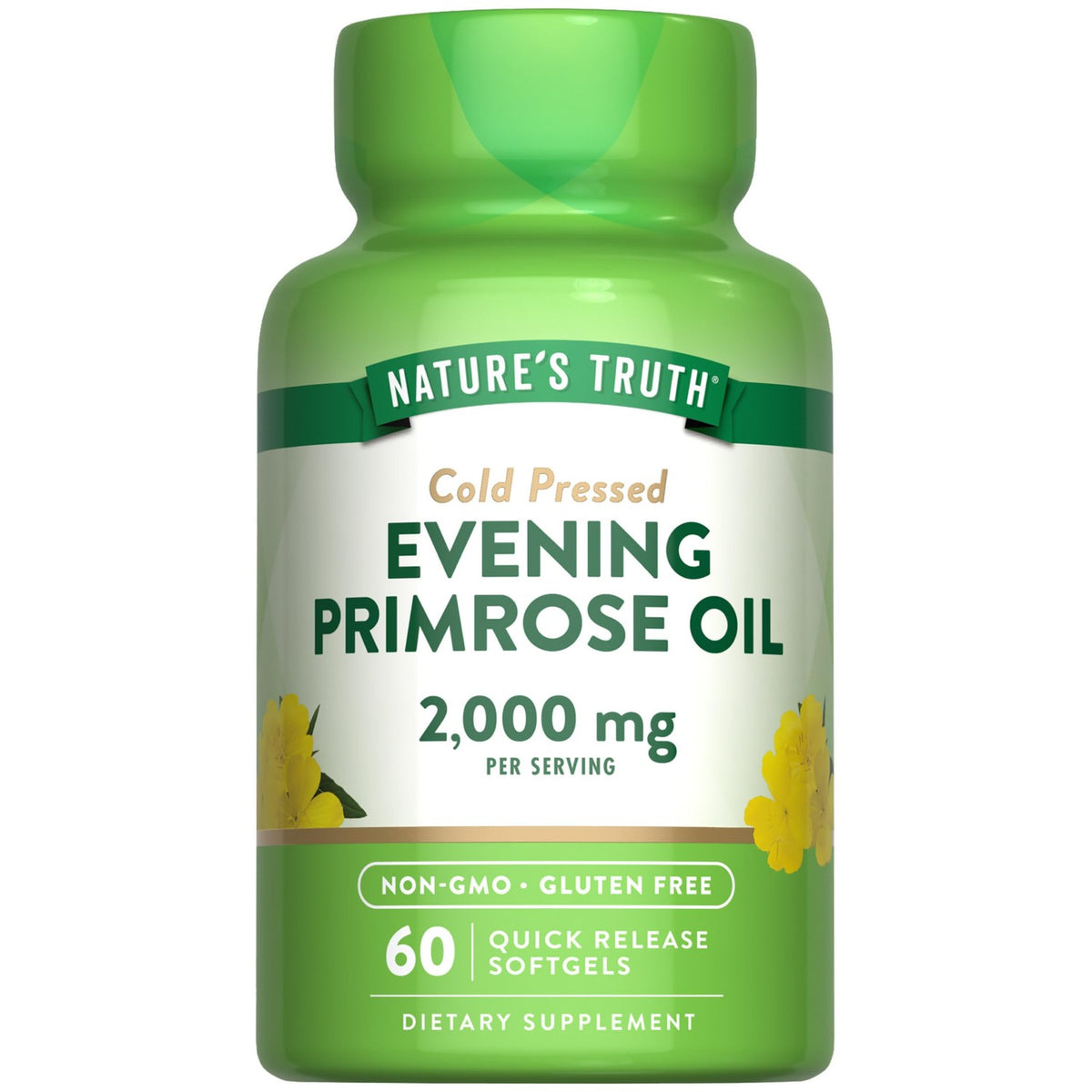 Nature's Truth Evening Primrose Oil Softgels | Cold Pressed