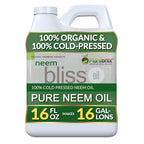 Neem Bliss (8 Fl Oz) - Pure Neem Oil Concentrate - 100% Cold Pressed Neem Oil - All-Natural Neem Oil Concentrate - Pure Neem Oil Extract - Unrefined Neem Oil for Hair - Neem Seed Oil Concentrate