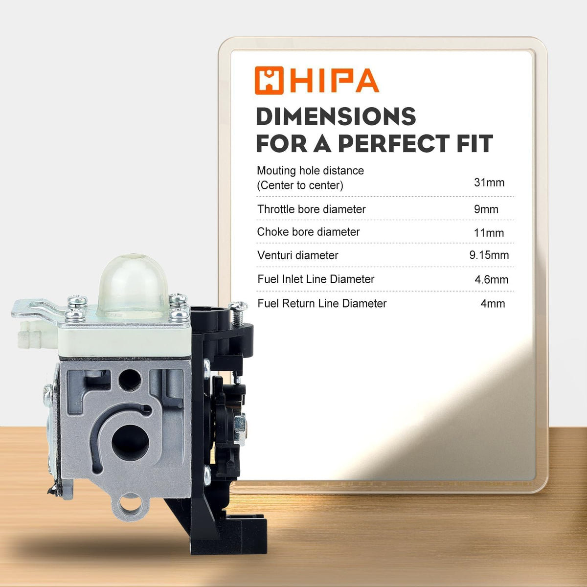 Hipa SRM 225 Carburetor Kit for Echo SRM225 PAS225 Trimmer Weedeater
