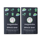 Megababe Space Bar, Charcoal Underarm Soap for Odor Control, 4.5 oz, 3-Pack