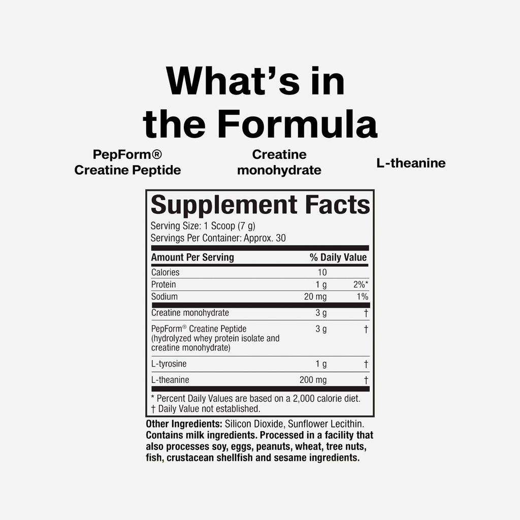 MuscleTech Creatine Peptide Powder - 3000mg of Creatine Monohydrate