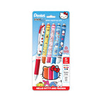 Pentel EnerGel RTX Liquid Gel Pen, Hello Kitty® and Friends, Limited Edition, Mix 2, 0.7mm, Med Line, Assorted Ink, 5-Pk (BL77HKPF5M1)